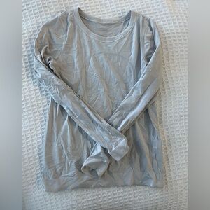 White Lululemon Long-sleeve Top